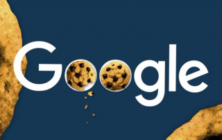 Logo de google con galletas cookies
